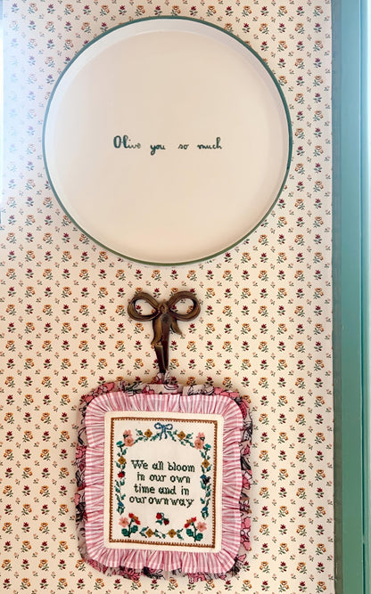 46S x ASLCo. Embroidered Wall Art - We All Bloom…