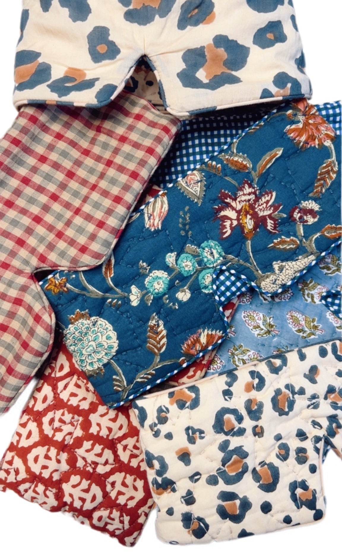 Izzy No Waste Quilted Eye Mask - Deep Teal