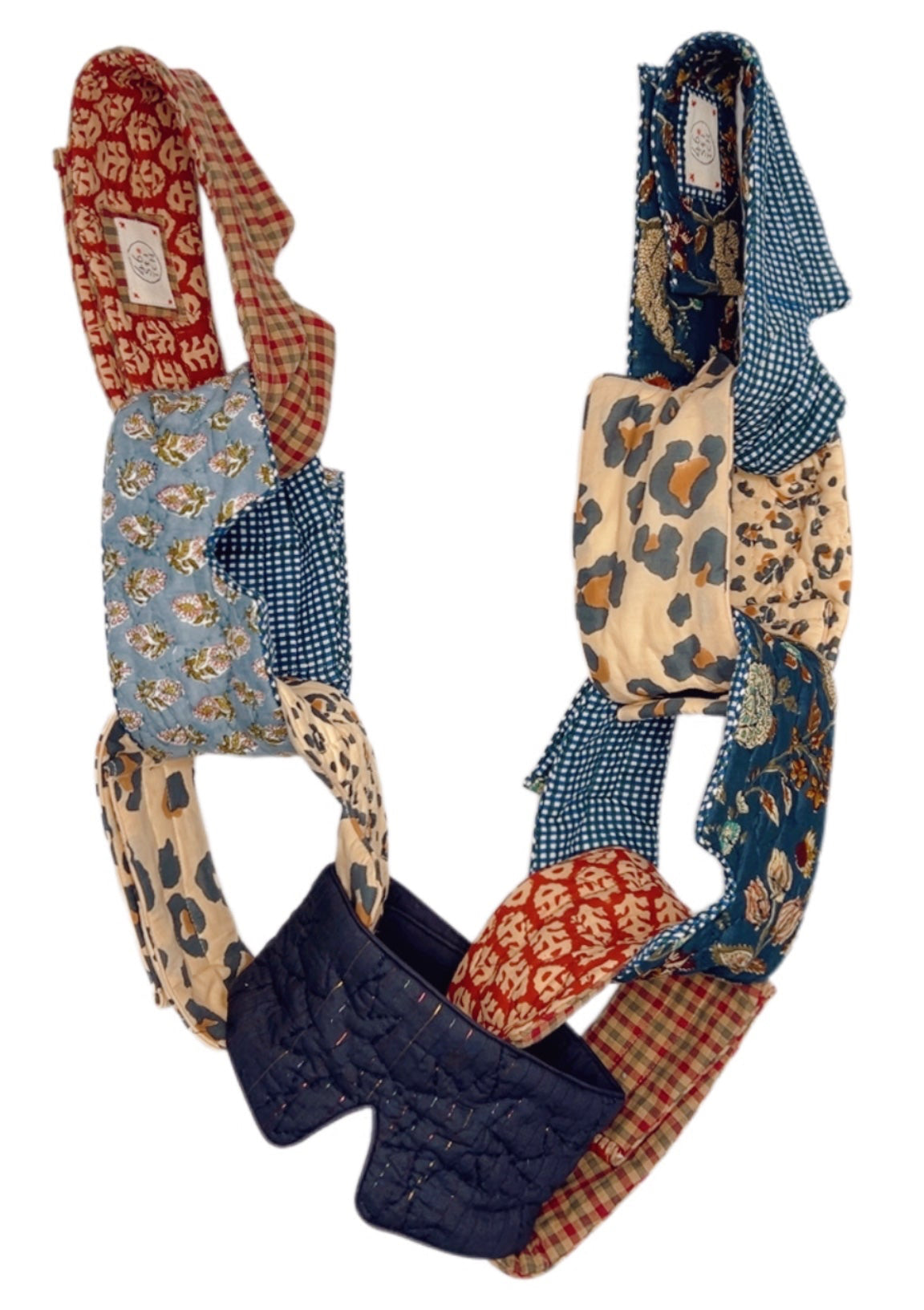 Izzy No Waste Quilted Eye Mask - Deep Teal