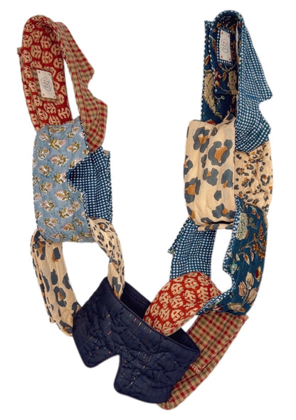 Izzy No Waste Quilted Eye Mask - Deep Teal