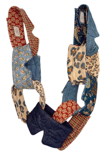 Mini Animal No Waste Quilted Eye Mask - Sand