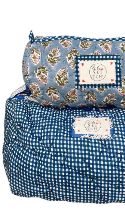 Cuckoo No Waste Small Make-Up / Wash Bag - Blue Green