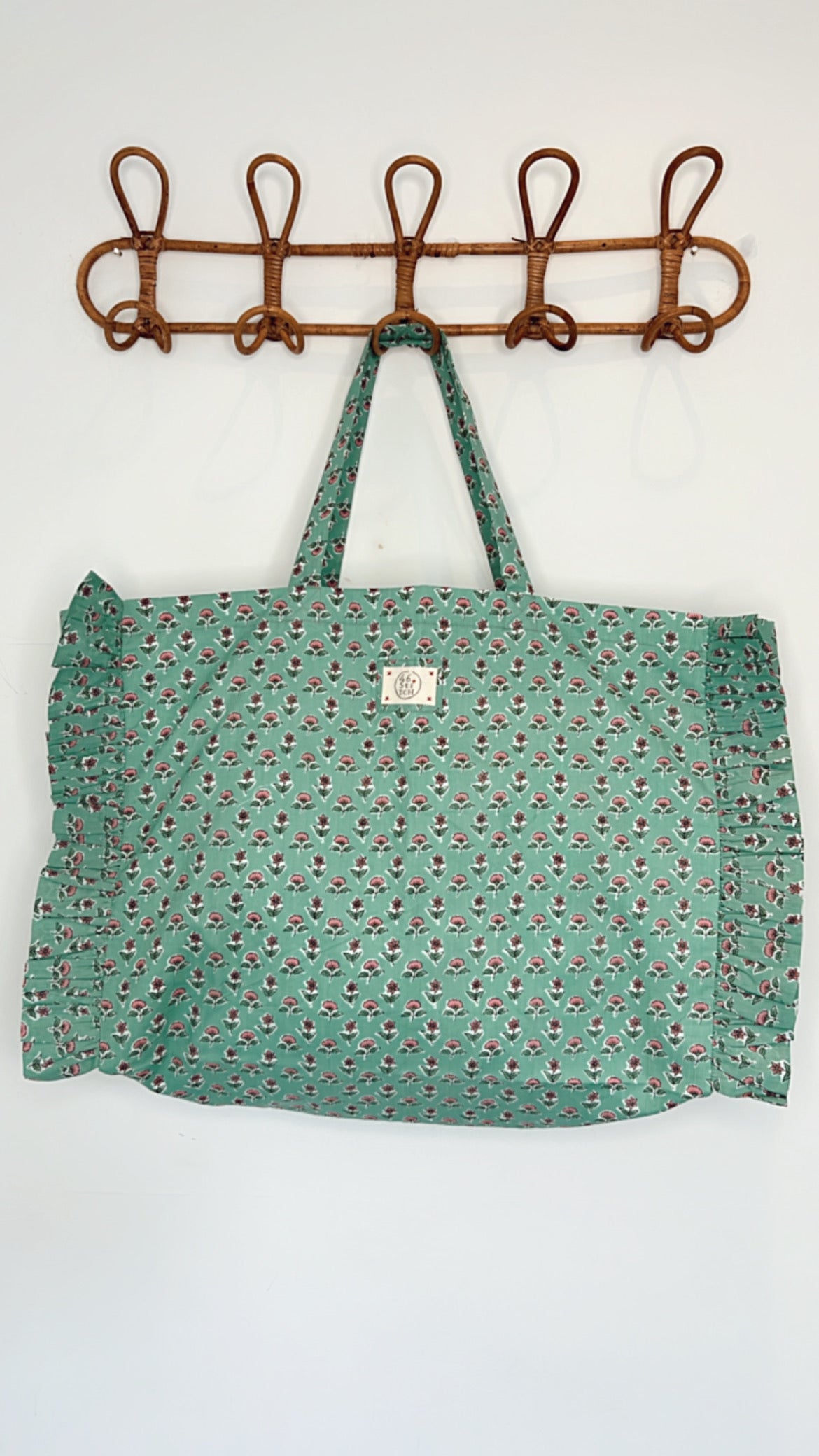 LARGE Molly Cotton Fabric Bag