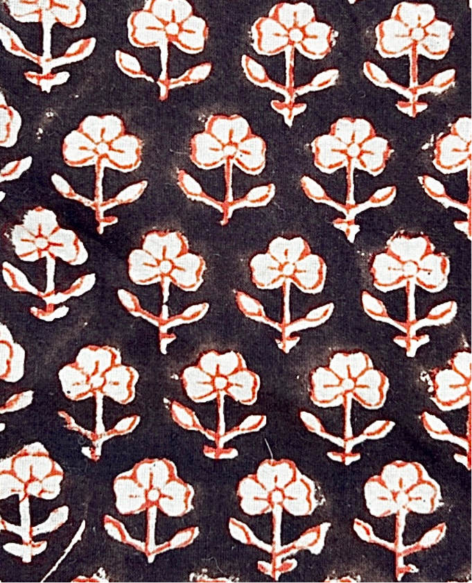 Belly Half Placket Cotton Pop-Over Top - Deep Bitter Chocolate