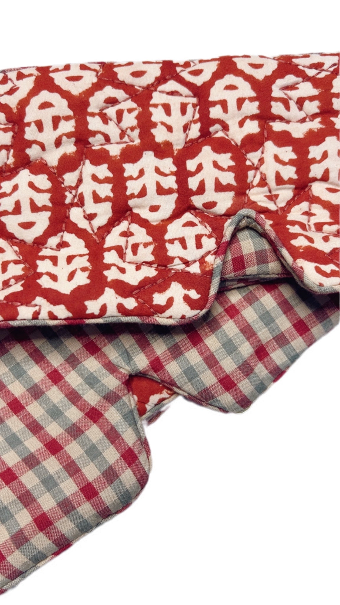 Rizo No Waste Quilted Eye Mask - Chilli Red