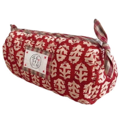 Rizo No Waste Small Make-Up / Wash Bag - Chilli Red