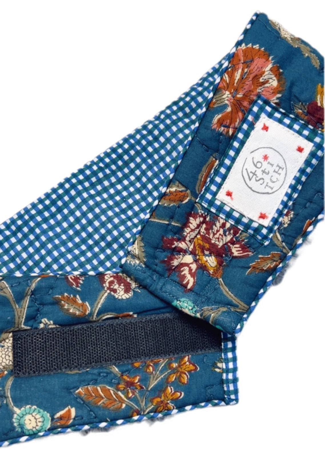 Izzy No Waste Quilted Eye Mask - Deep Teal