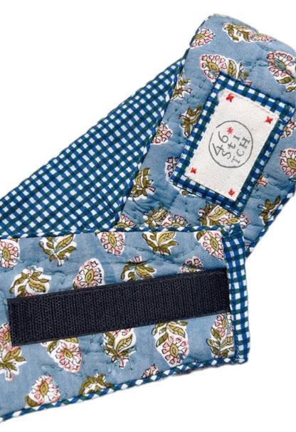 Cuckoo No Waste Quilted Eye Mask - Blue Green