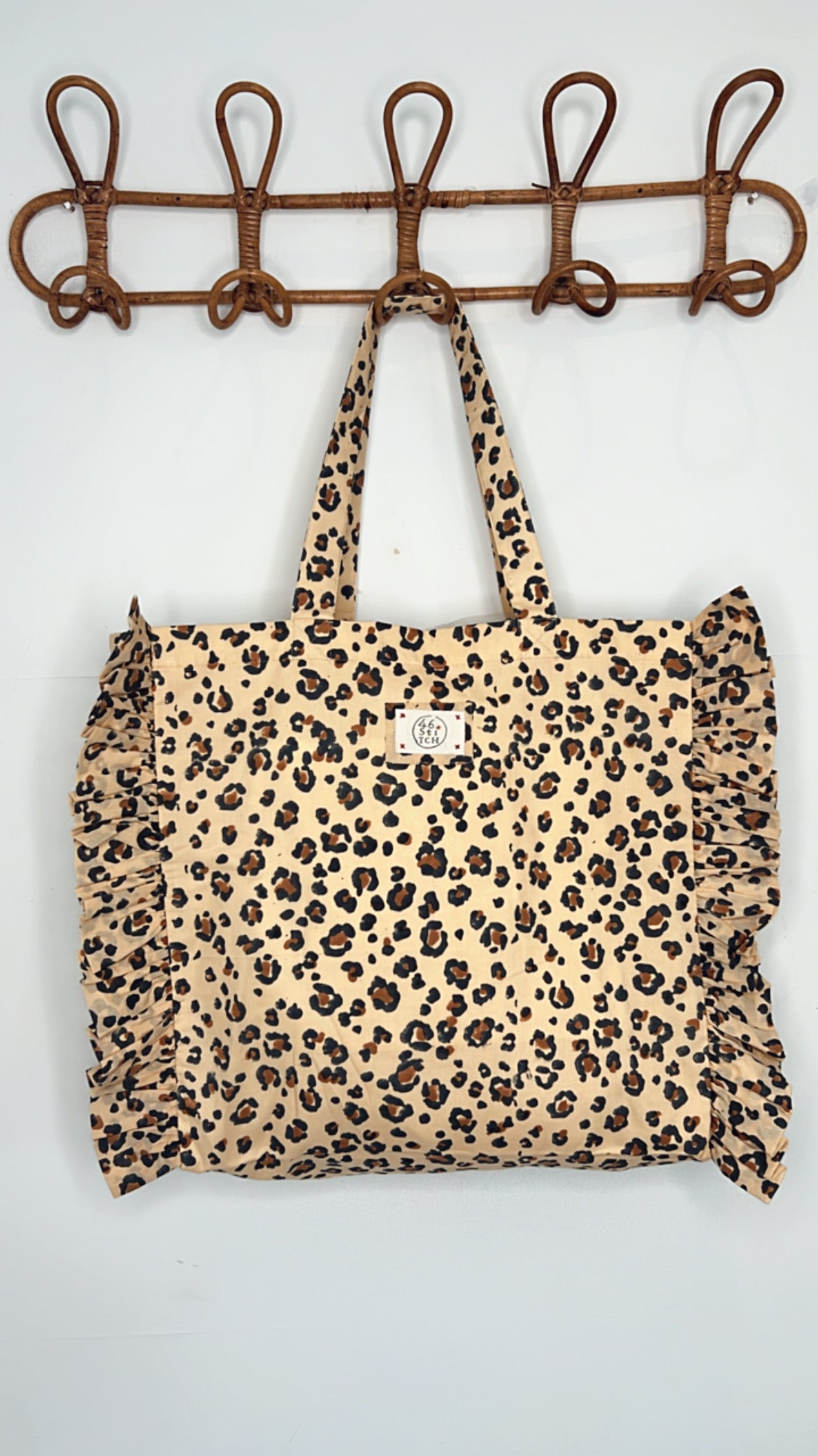 SMALL Mini  Animal Print Cotton Fabric Bag