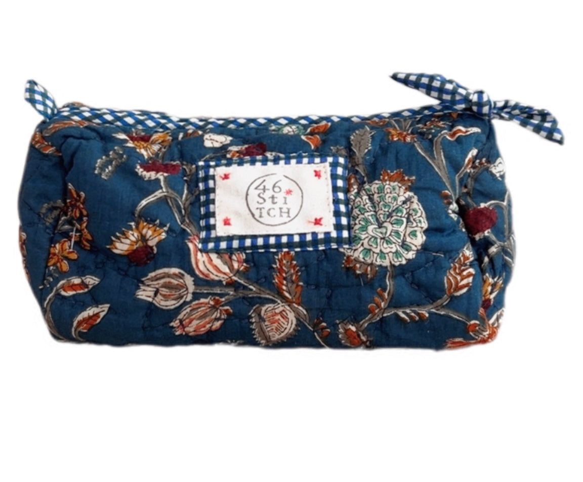 Izzy No Waste Small Make-Up / Wash Bag - Midnight Blue
