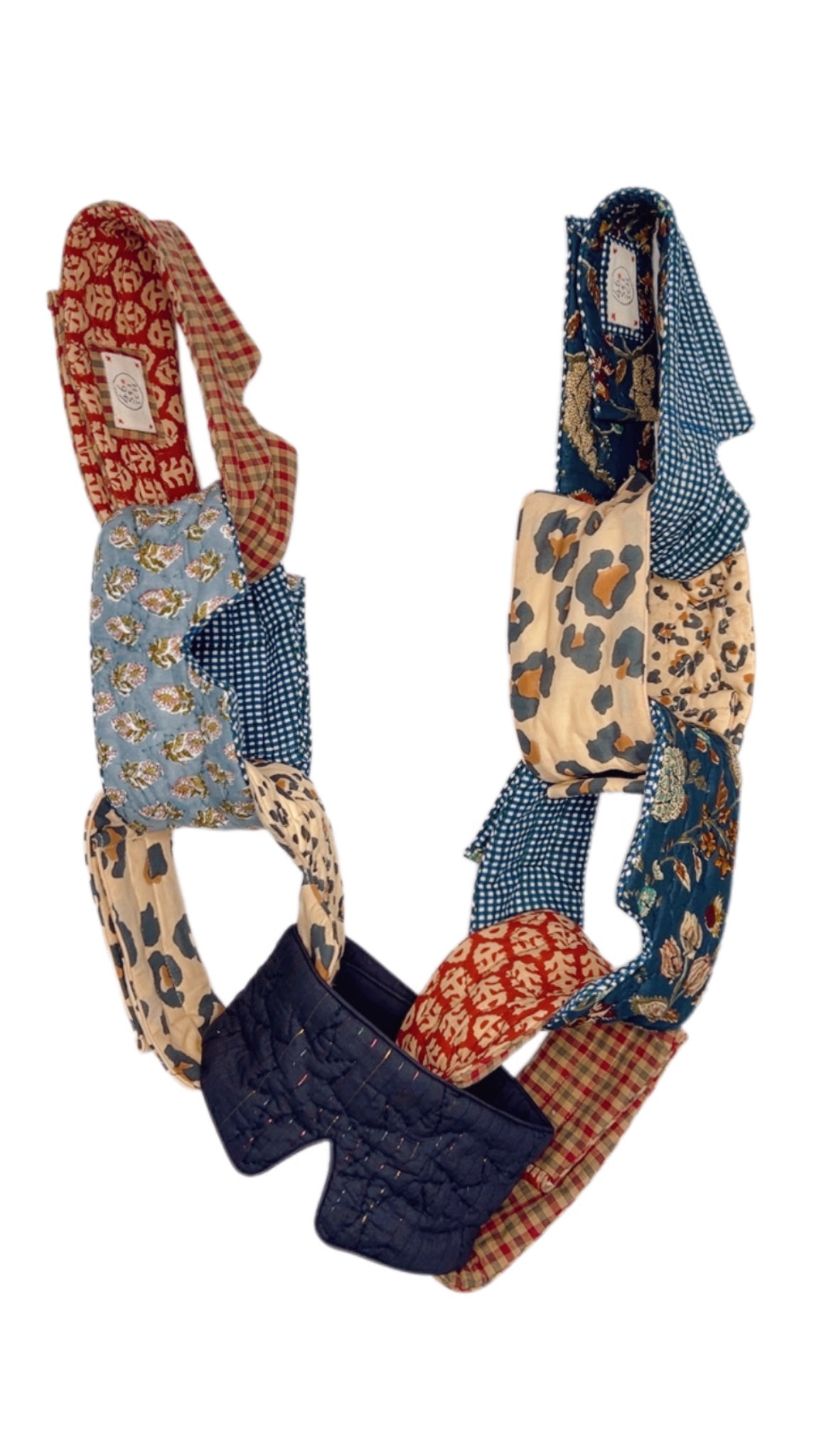 Rizo No Waste Quilted Eye Mask - Chilli Red