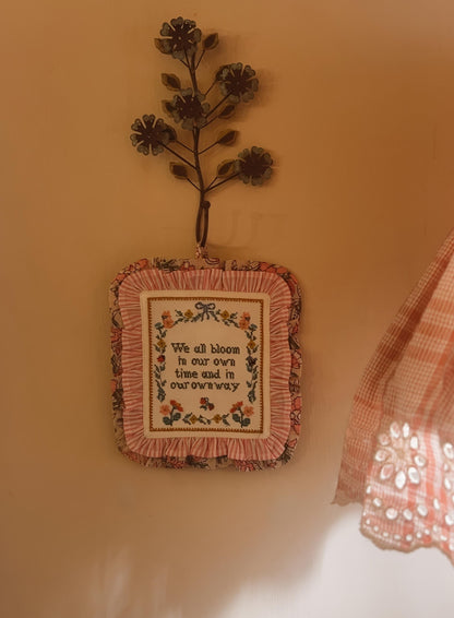 46S x ASLCo. Embroidered Wall Art - We All Bloom…