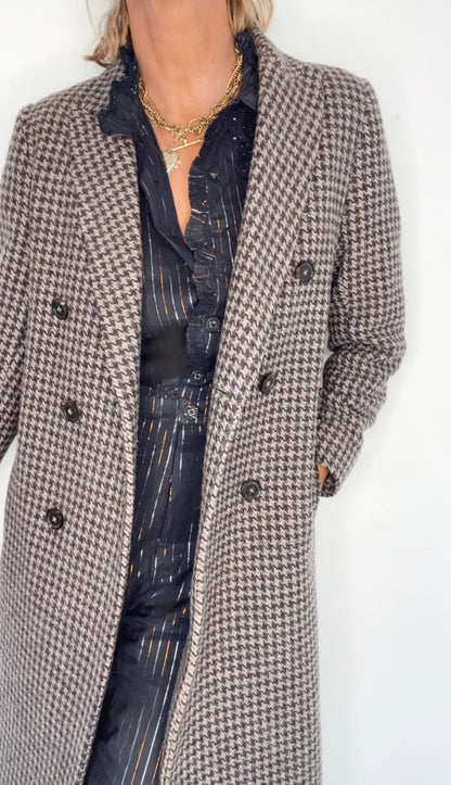 Millie Metallic Stripe Cotton Jumpsuit - Midnight Blue