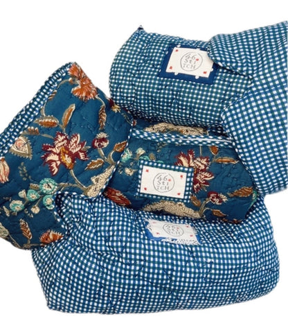 Izzy No Waste Small Make-Up / Wash Bag - Midnight Blue