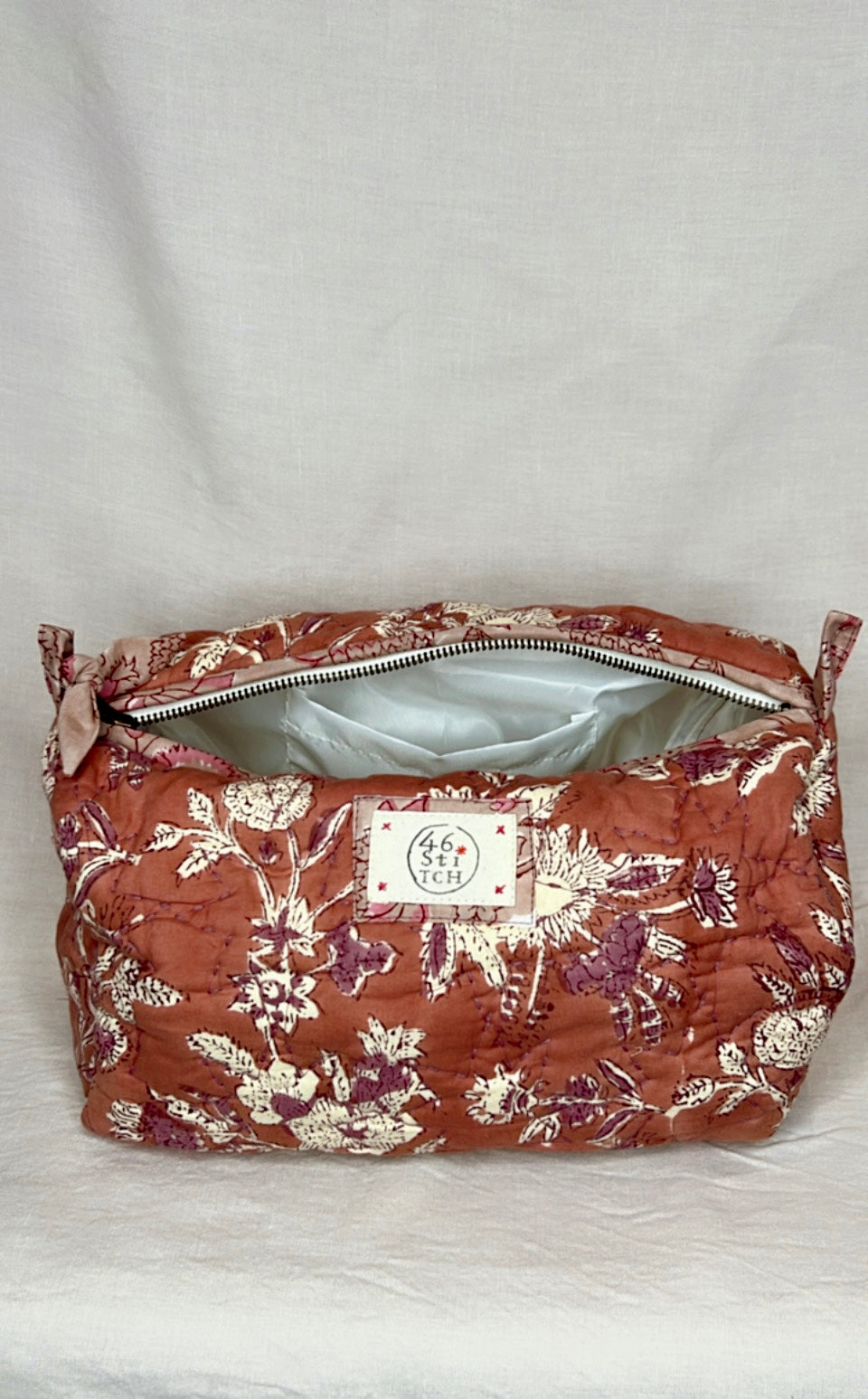 Rose No Waste Jumbo Wash Bag - Terracotta