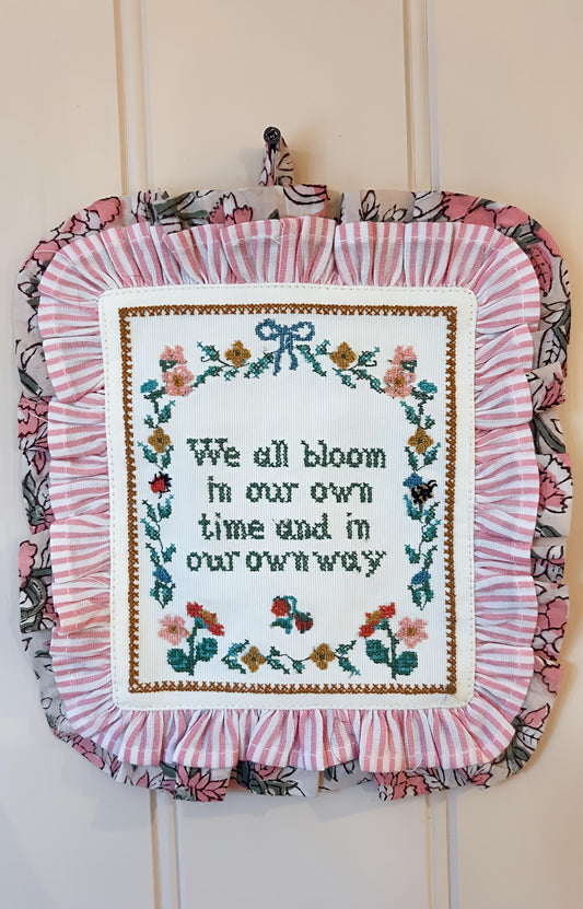 46S x ASLCo. Embroidered Wall Art - We All Bloom…