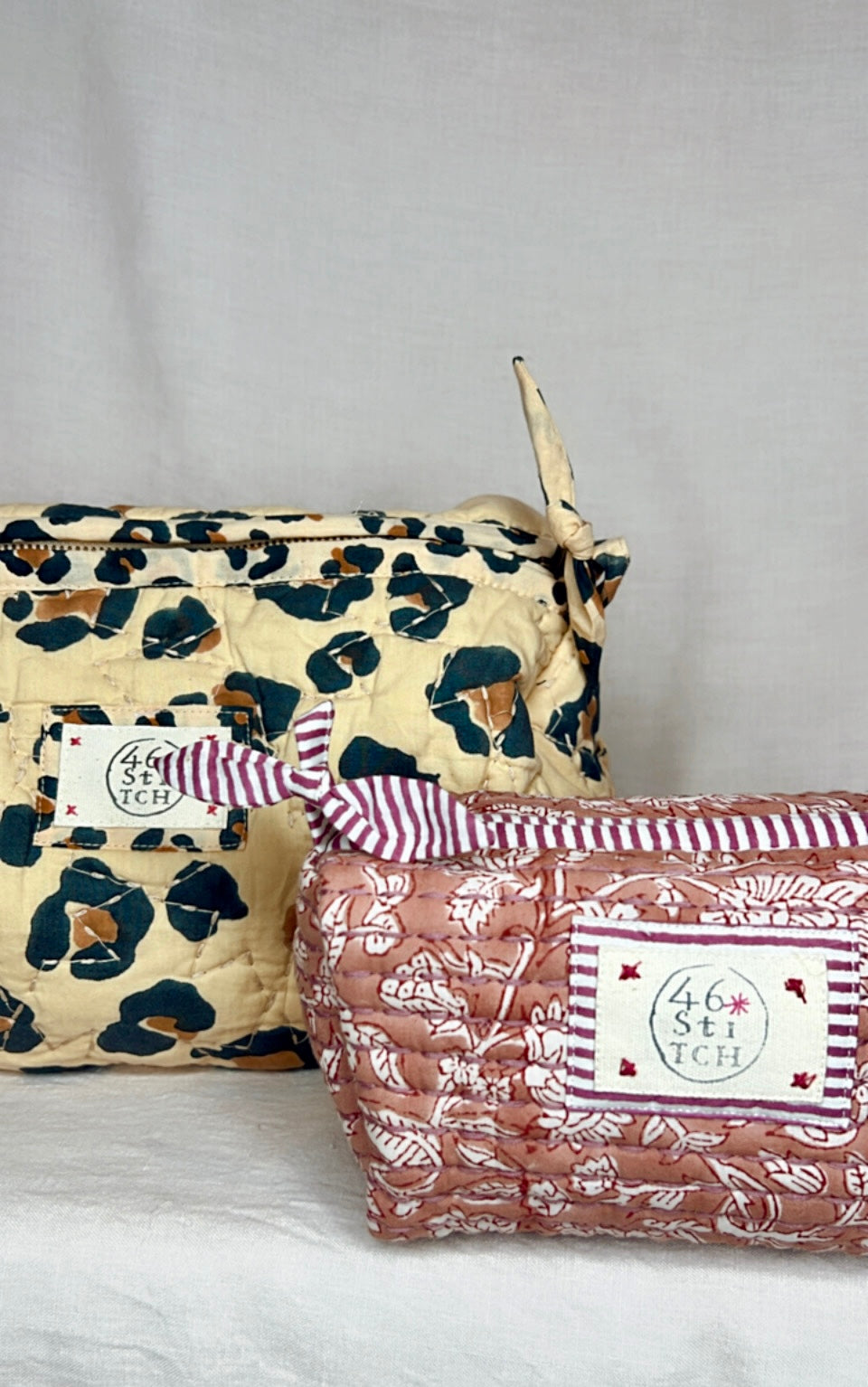 Denny No Waste Small Make-Up / Wash Bag - Peony Pink