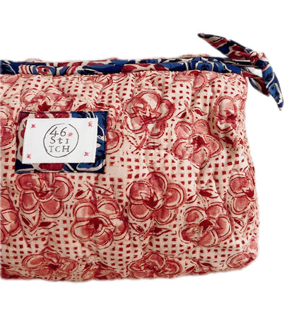 Dotty No Waste Jumbo Wash Bag - Rosewood