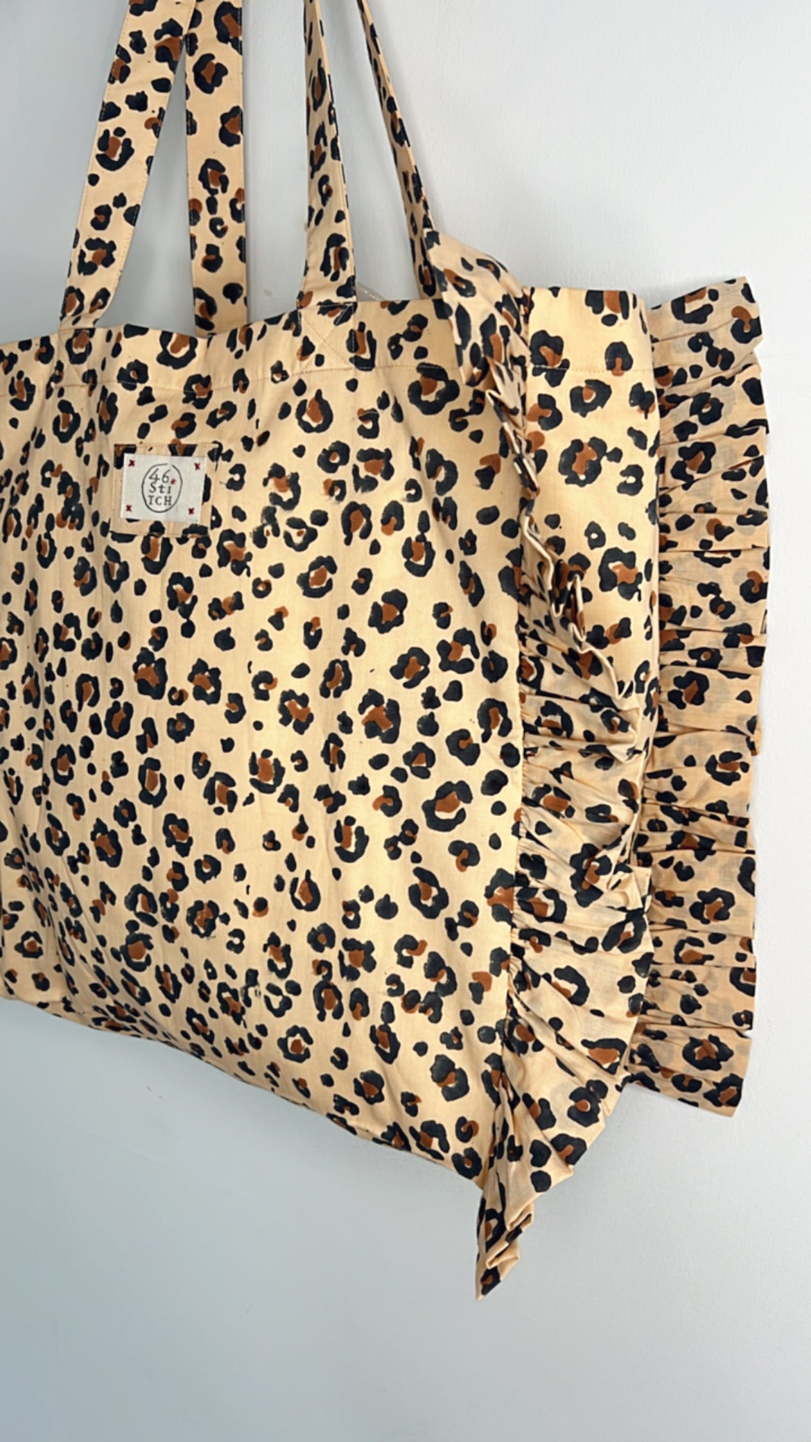 SMALL Mini  Animal Print Cotton Fabric Bag