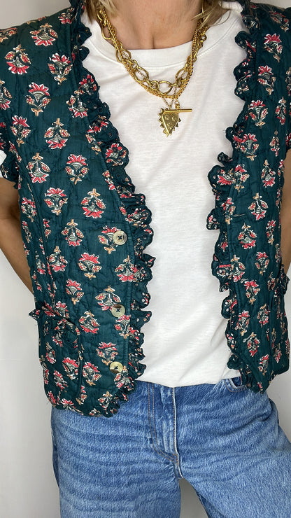 Beth Cotton Quilted Waistcoat