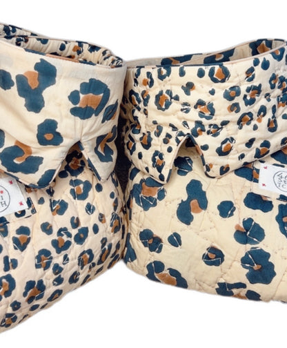 Mini Animal No Waste Quilted Eye Mask - Sand