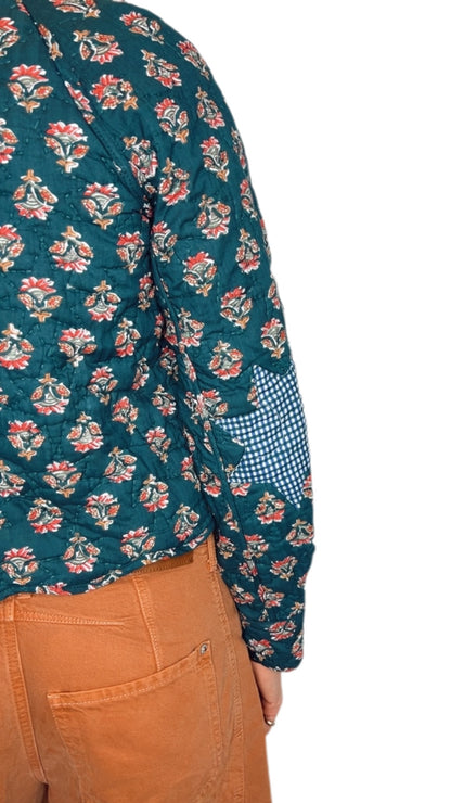Beth Quilted Jacket - Deep Teal