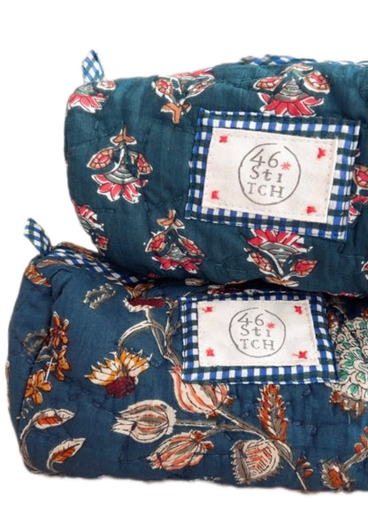 Izzy No Waste Small Make-Up / Wash Bag - Midnight Blue