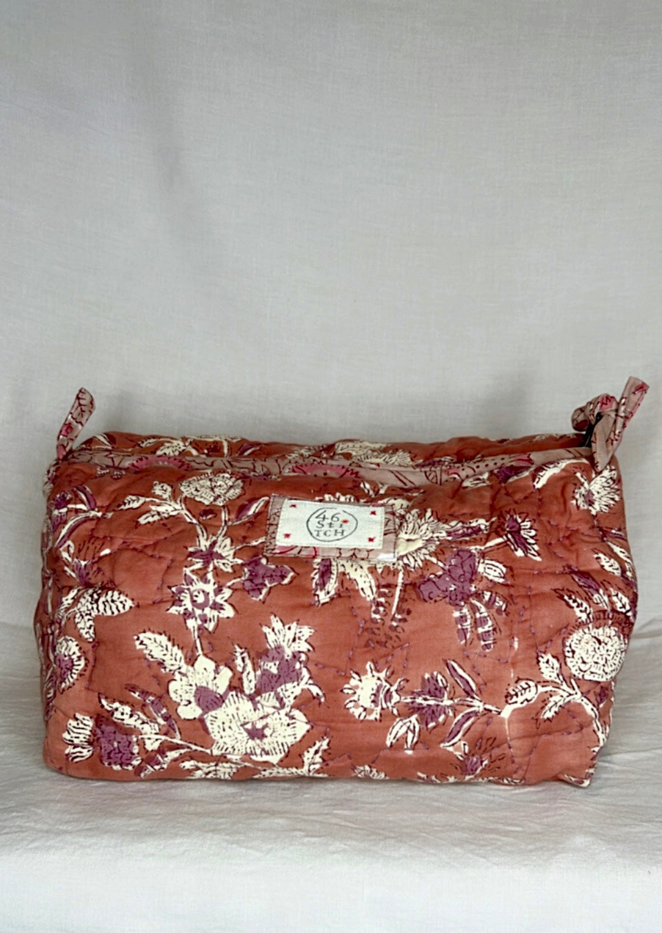 Rose No Waste Jumbo Wash Bag - Terracotta