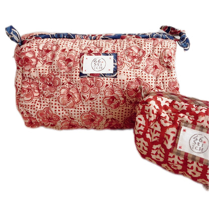 Dotty No Waste Jumbo Wash Bag - Rosewood