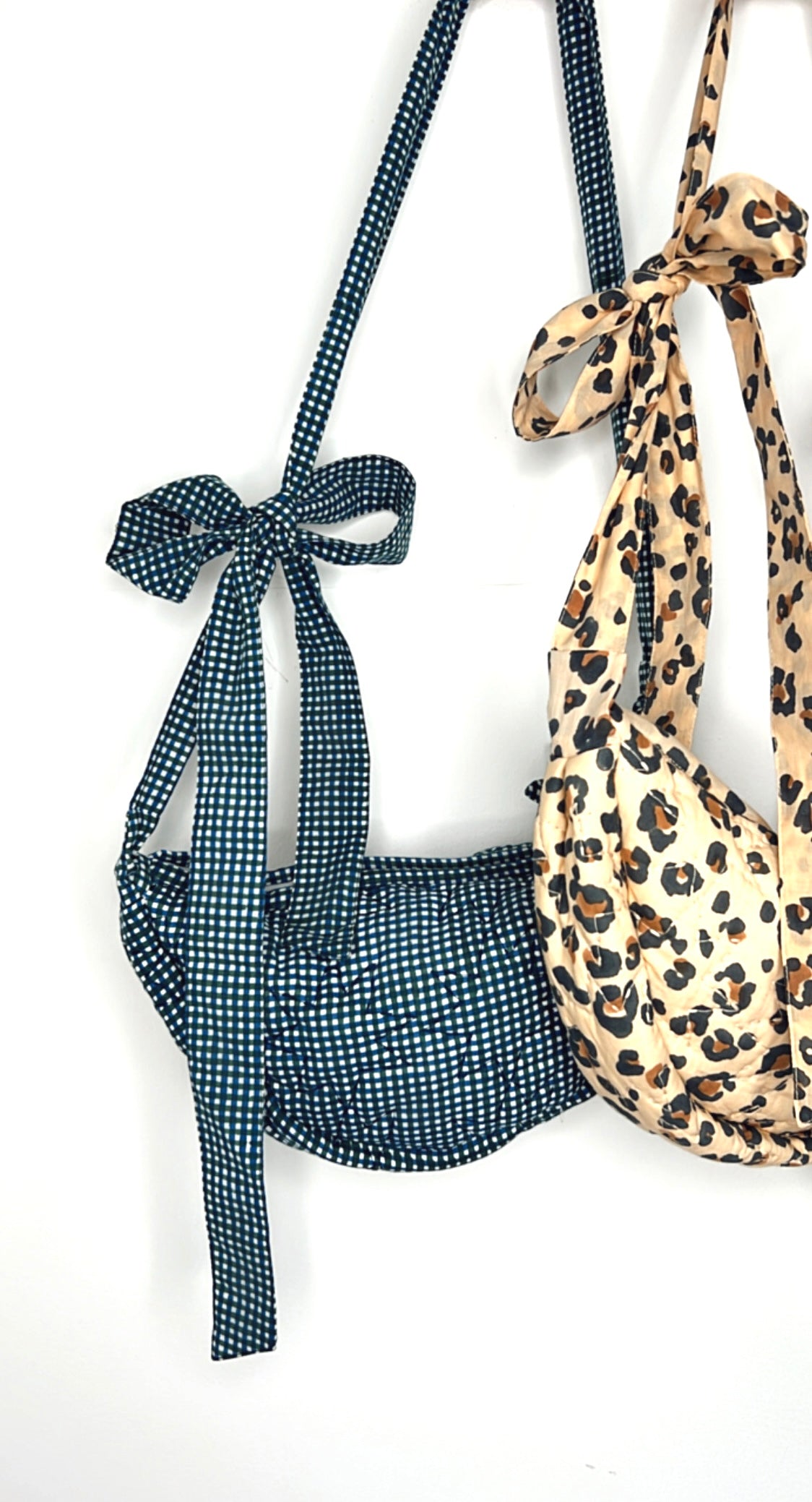 Margot Cotton Quilted Mini Animal Tie Shoulder Bag