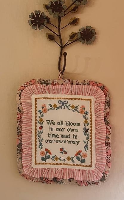 46S x ASLCo. Embroidered Wall Art - We All Bloom…