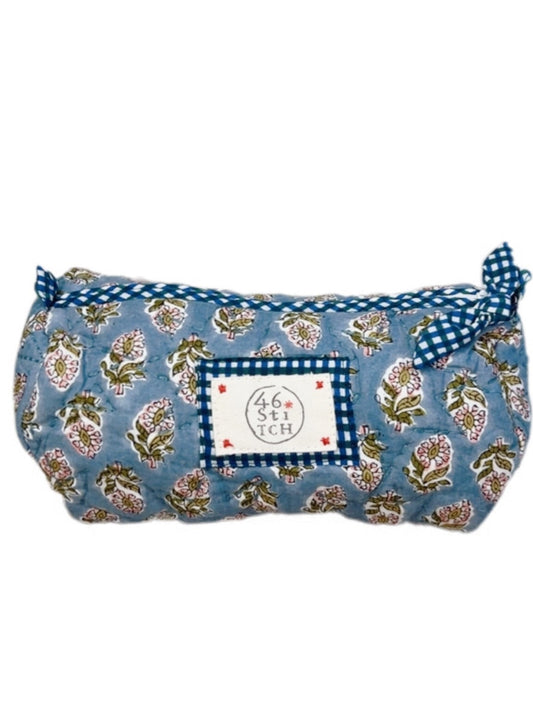 Cuckoo No Waste Small Make-Up / Wash Bag - Grey Green Print