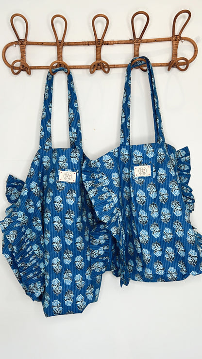 LARGE Nicky Cotton Fabric Bag