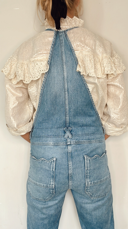 Lilibet Scalloped Dungarees - Limited Edition